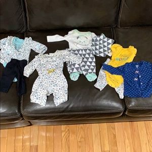4 Carter’ Newborn outfits